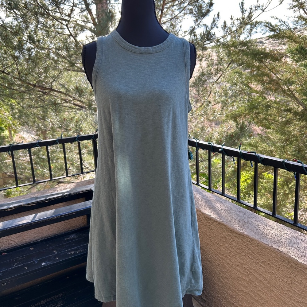 Universal Thread Olive Green Sleeveless T-Shirt Dress Small Juniors